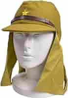 Amazon.co.jp: 帽垂付き略帽 復刻品 大日本帝国陸軍 WW2 WWII